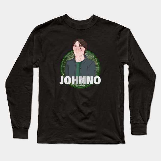 Y2K Audio Drama Podcast Character Design - Johnno Long Sleeve T-Shirt by y2kpod